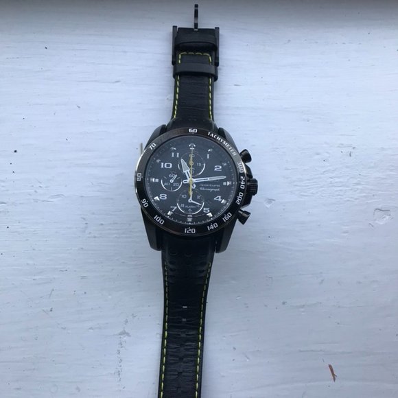 Seiko Sportura Chronograph Watch 7T62-0KV0